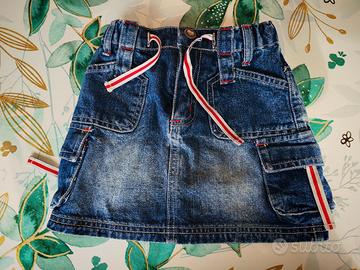 Gonna in Denim bambina Girlie Taglia 3 anni