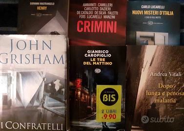 libri thriller, gialli, italiani e stranieri