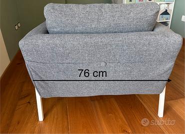 Poltrona IKEA grigio scuro tessuto