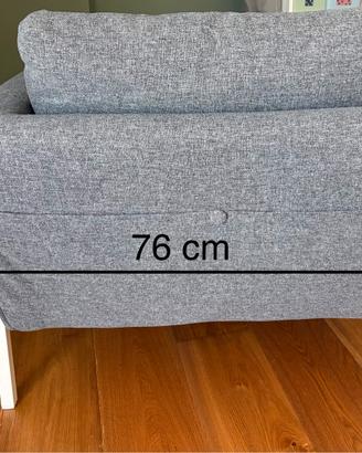 Poltrona IKEA grigio scuro tessuto