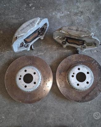 Kit Freni Anteriori 4 Pot Per Mercedes C W205
