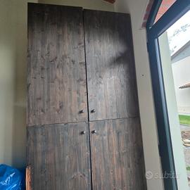 armadio legno da esterno
