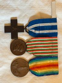Lotto 3 medaglie militari italiane 1915-1918