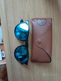 Occhiali da sole Ray-Ban Erika Neri e Blu Specchio