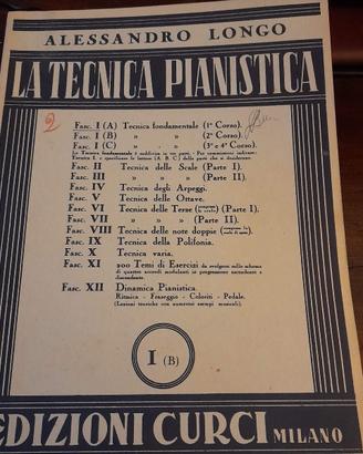Alessandro Longo - La tecnica Pianistica Vol. 1B
