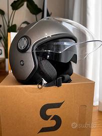 Casco demi jet SKA-P antracite satinato taglia XS