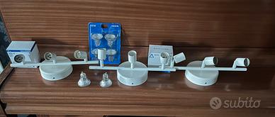 Faretti a binario Tross Ikea bianco 3 pz