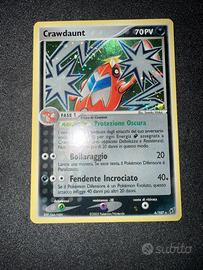Crawdaunt 6/107 Ex Deoxys Holo Raro ITA Pokemon