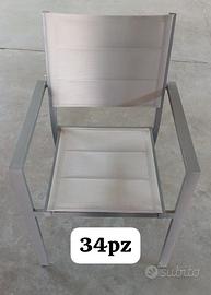 sedie alluminio