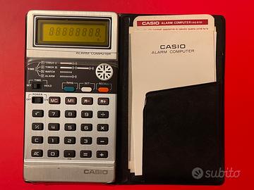 Calcolatrice vintage Casio anni 80 -Alarm Computer