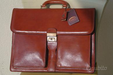 BORSA TIPO AVVOCATO IN CUOIO ARTIGIANALE