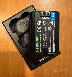 BATTERIE NEEWER per Fujifilm con caricatore