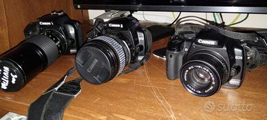 stock 3 corpi canon reflex digitali