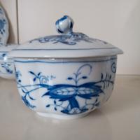 Scatole in porcellana Meissen cipolla blu