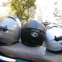 CASCO MODULARE  M/L/XL NERO OPACO BIANCO E GREY