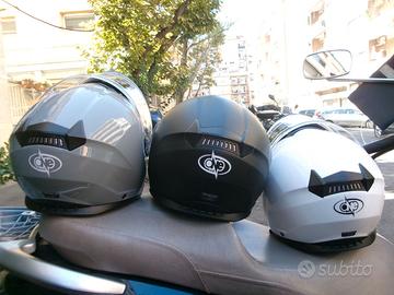 CASCO MODULARE  M/L/XL NERO OPACO BIANCO E GREY