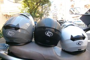 CASCO MODULARE  M/L/XL NERO OPACO BIANCO E GREY