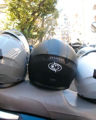 CASCO MODULARE  M/L/XL NERO OPACO BIANCO E GREY