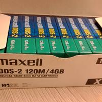 10 Cartucce Maxell DDS-2   120/4GB