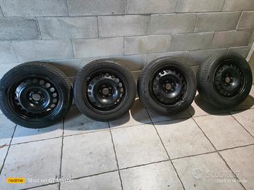 cerchi in ferro x pneumatici 205/55 R16 