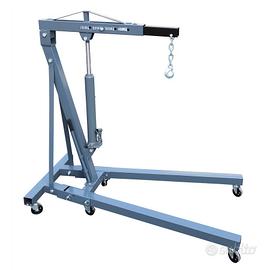 Gru idraulica per alzare motori