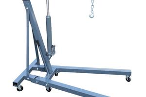 Gru idraulica per alzare motori