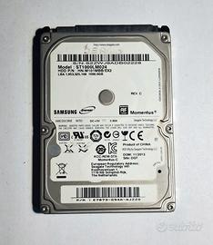 Hard Disk 2,5 Notebook 1Tb Samsung Seagate Sata