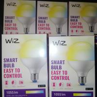 3x WiZ Globo 75 W G95 E27 Wi-Fi/Bluetooth, control