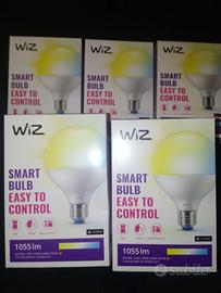3x WiZ Globo 75 W G95 E27 Wi-Fi/Bluetooth, control