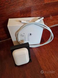 Apple AirPods 2ª Generazione con Scatola e cavo