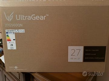 Monitor Lg ultragear 27” curvo (27GS60QN)