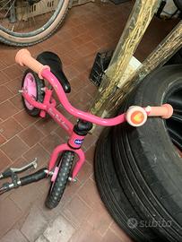 Bici  a spinta chicco pink arrow