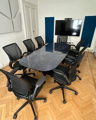 Tavolo sala riunioni meeting ufficio + sedute