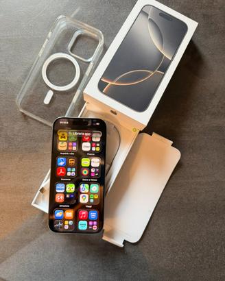 iPhone 16 Pro Titanio Perfetto + Cover Apple