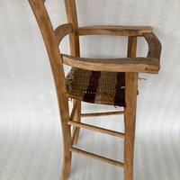 Seggiolone legno vintage