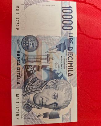 banconota da 10000lire Volta in fior di stampa 