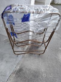 LETTO pieghevole Vintage con ruote