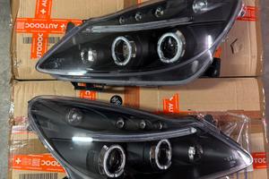 Fari anteriori LED Angel Eyes Opel Corsa D (06-10)