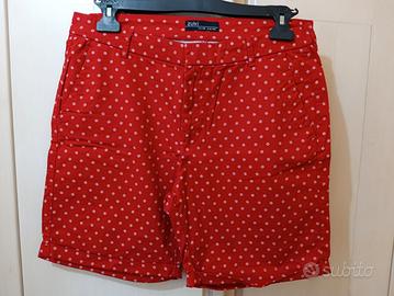 Pantaloncini Zuiki donna taglia 48 rossi - nuovi