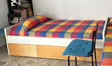 Letto singolo cassettoni Ikea