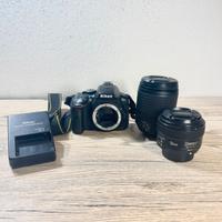 Fotocamera Reflex  Nikon D5300 + 18-140mm e 50mm