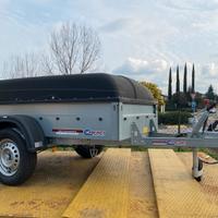 Rimorchio Cresci H7B con coperchio ABS