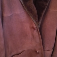 giaccone di montone colore marrone mis 50.- L