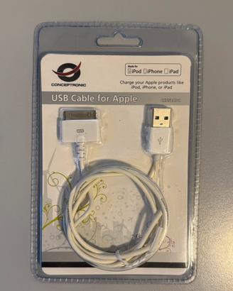 Cavo USB 30 Pin compatibile iPhone 4s 4 iPad iPod