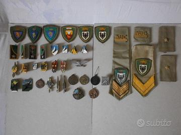 ALPINI vecchi Distintivi,Medaglie,Mostrine e Gradi