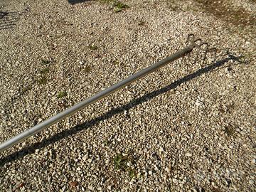 Forca curva 4 denti lunghi 24cm larghezza 21  palo