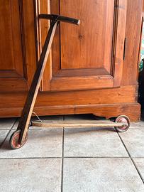 Monopattino in legno anni 50 Hausser