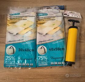 Sacchetti da sottovuoto per vestiti con pompa