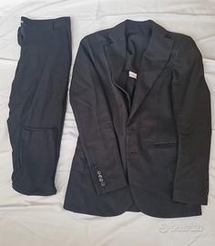 Completo uomo nero elegante-giacca-+pantalone