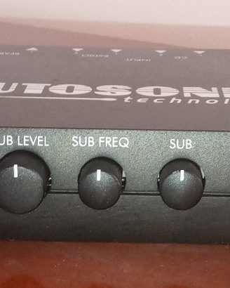 Equalizzatore audio autosonik mod: AE67RS